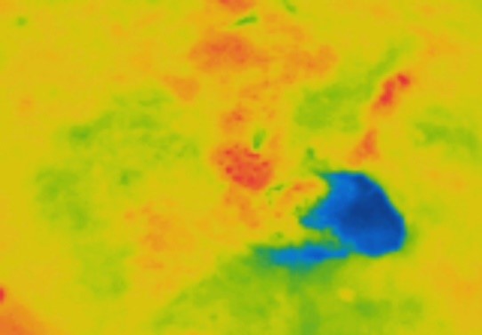 Thermal picture of possible well location